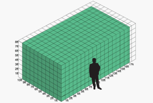 Self Storage unit - 175 sq ft (16.26m)